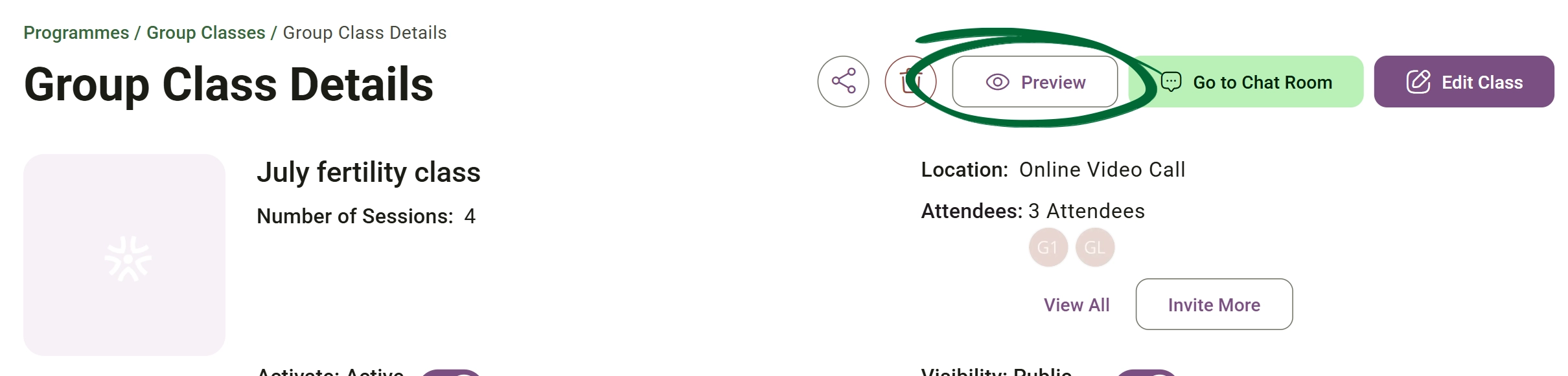 Click Preview screenshot